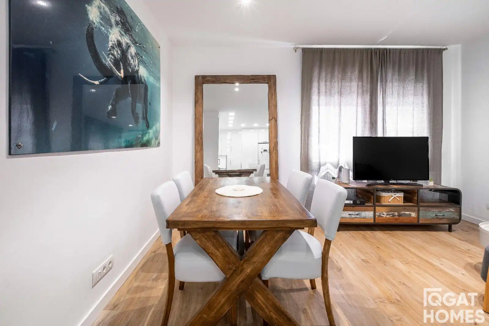 Comedor de Piso de alquiler en Rubí con Aire acondicionado y Amueblado