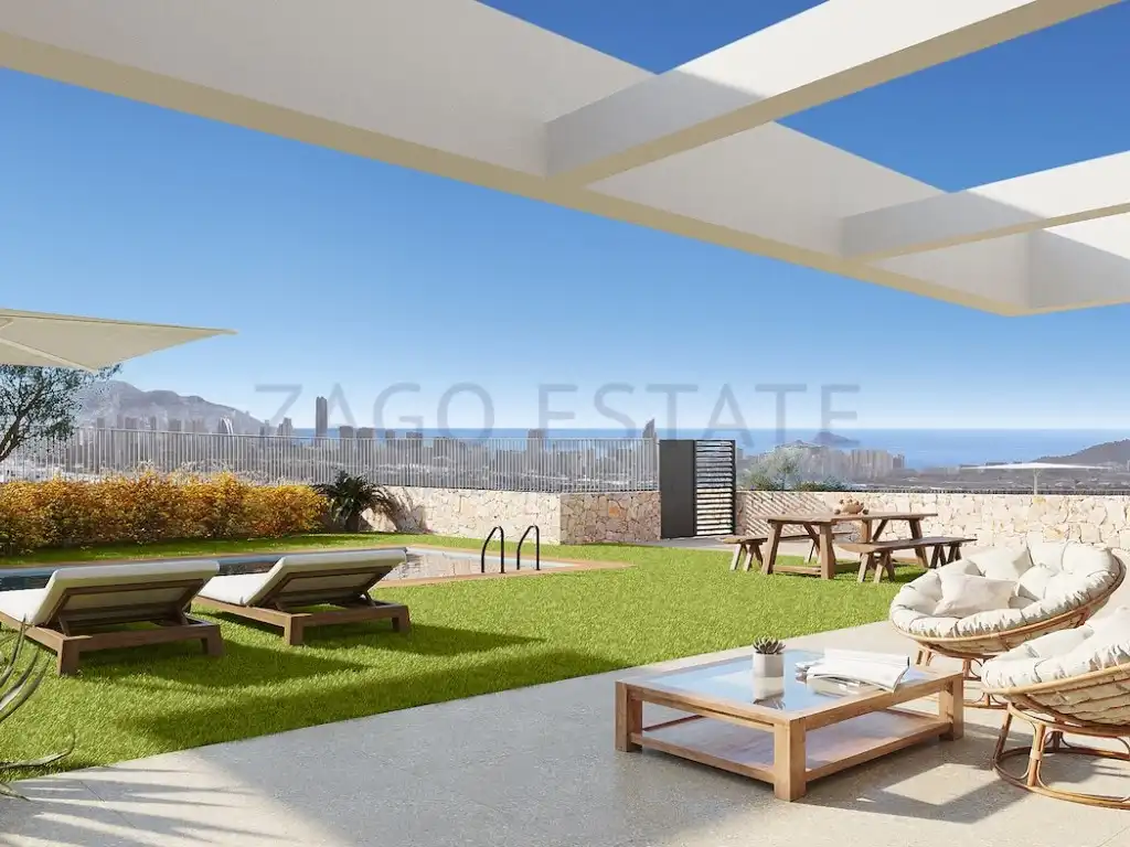 Adosado con piscina en venta en Balcón de Finestrat - Terra Marina, imagen 2