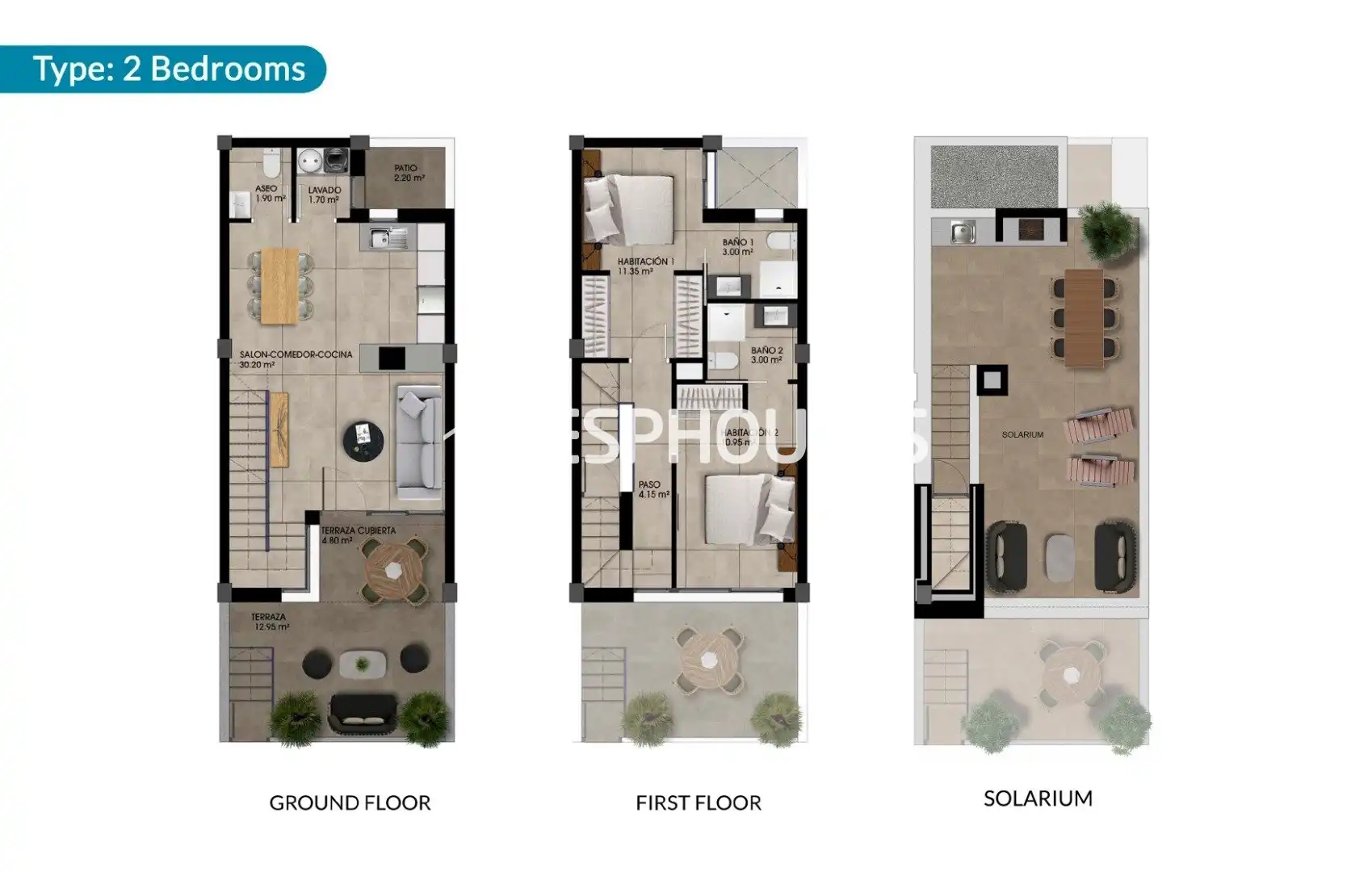 Casa pareada con terraza en venta en Dolores, imagen 19