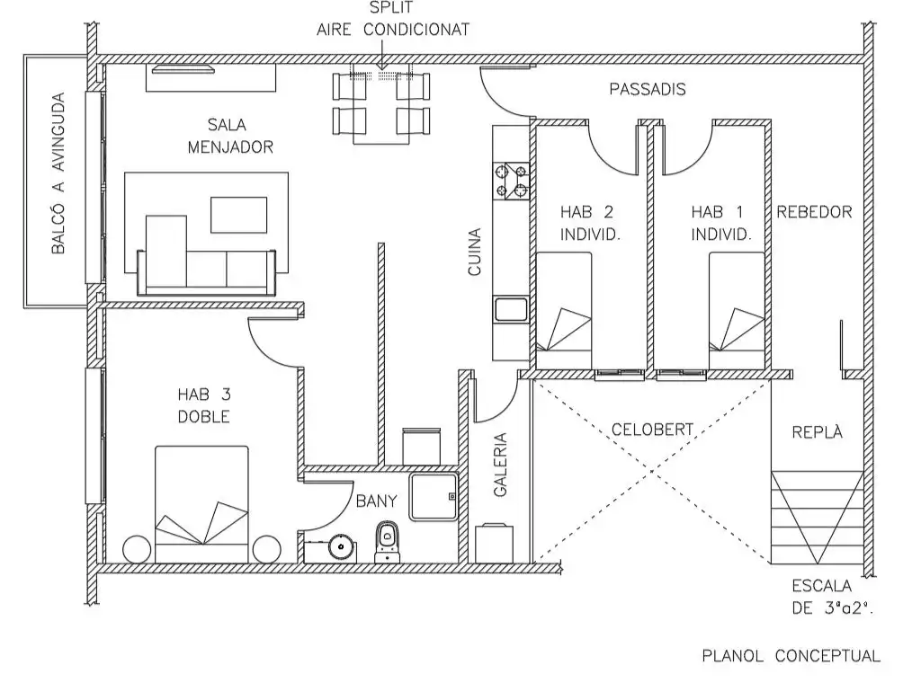 Flat with lift for sale in avinguda sant esteve 77, imagen 9