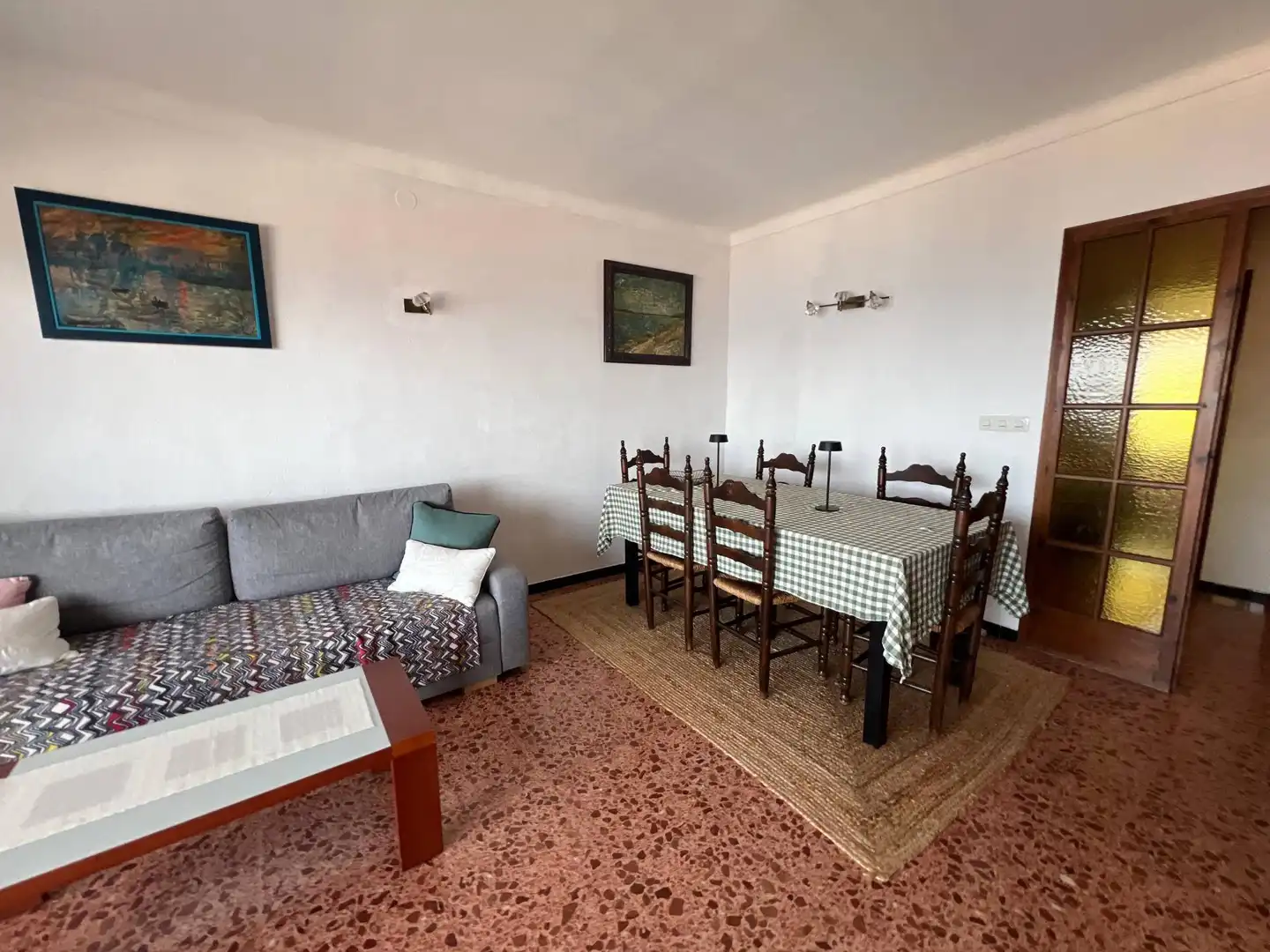 Dining room of Flat for sale in Roses  with Terrace and Furnished