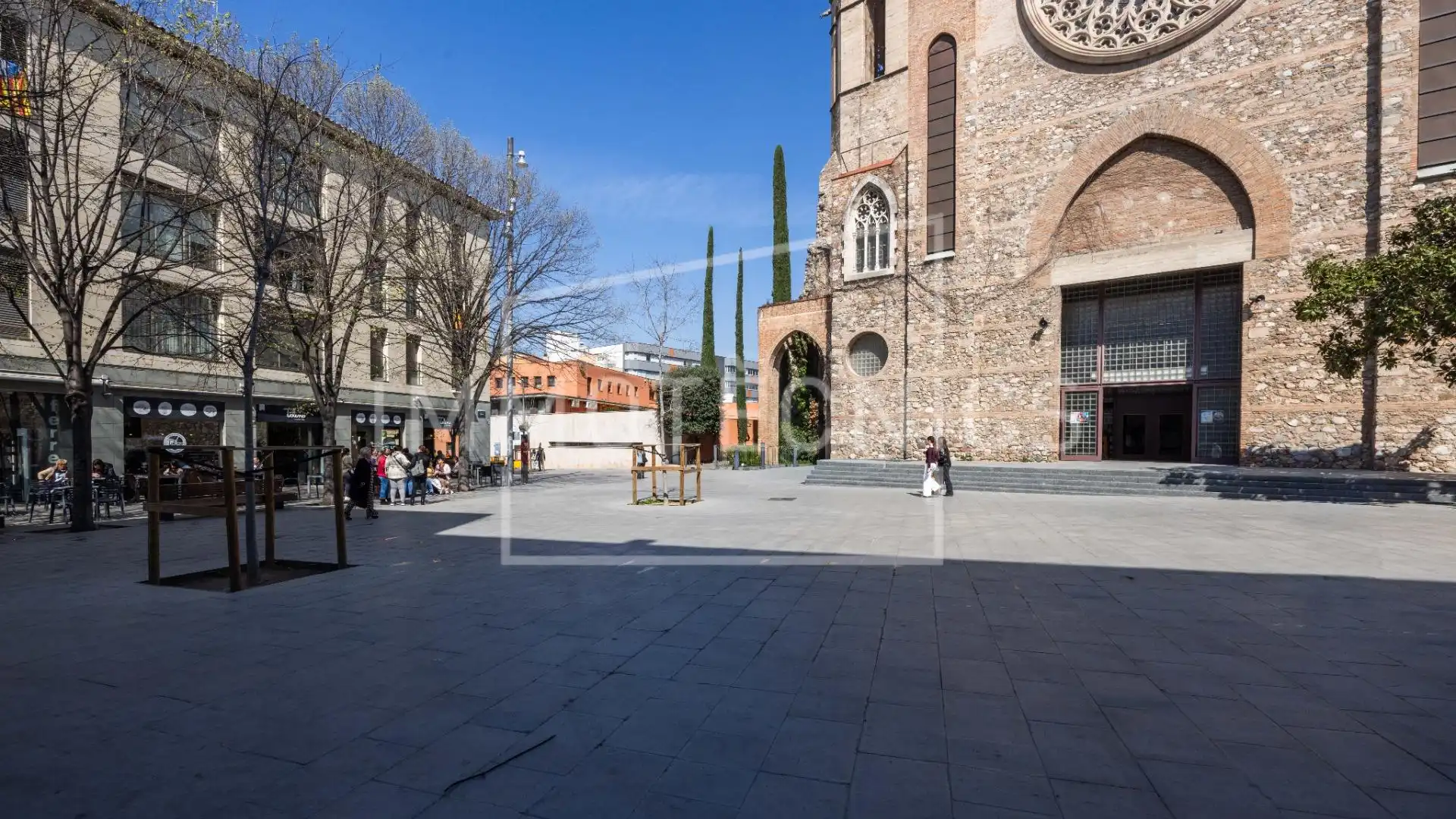 Vista exterior de Pis en venda en Granollers amb Terrassa i Balcó