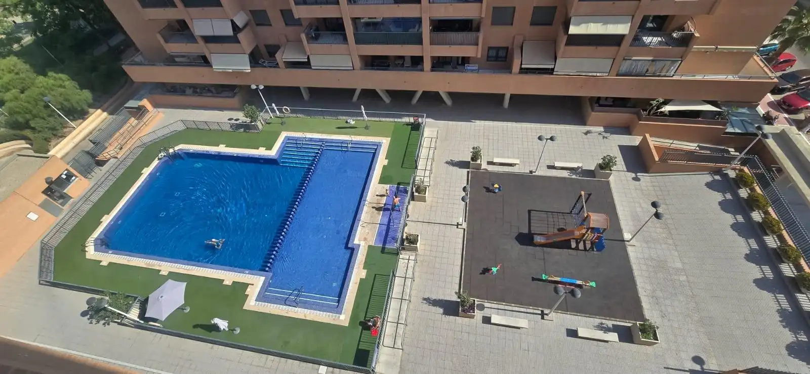 Piscina de Apartamento de alquiler en Alboraya con Aire acondicionado, Amueblado y Balcón