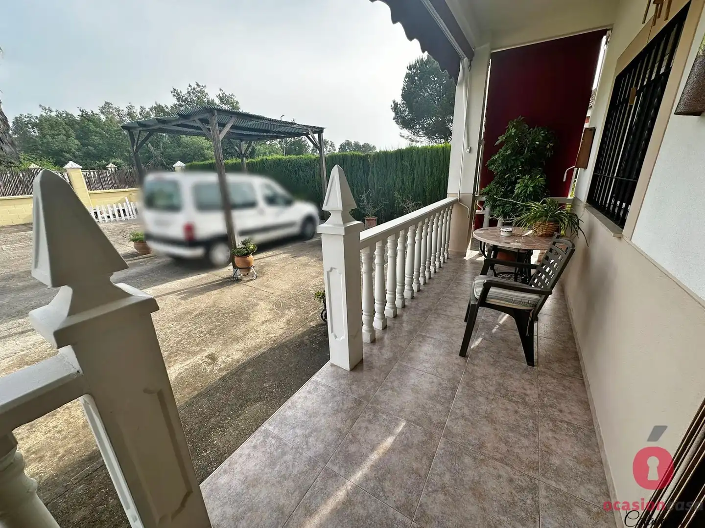 Terrace of Country homes for sale in Almodóvar del Río  with Air Conditioner, Private garden and Storage room
