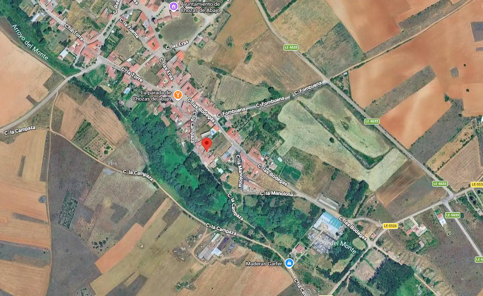 Vista exterior de Nave industrial en venta en Chozas de Abajo, León