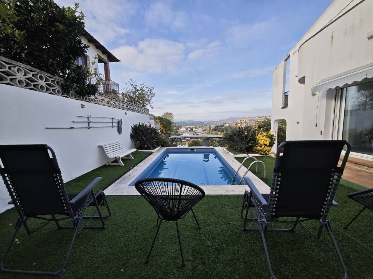Piscina de Casa o xalet en venda en Lloret de Mar amb Jardí privat, Terrassa i Piscina