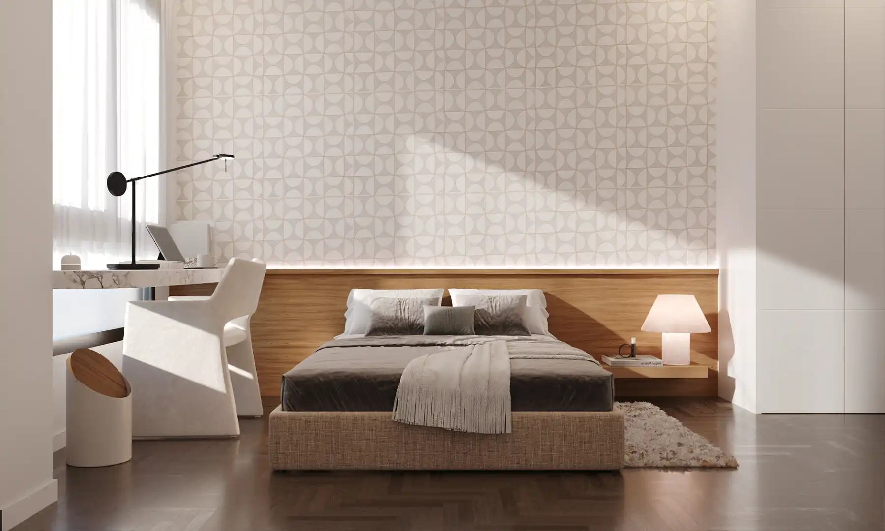 Schlafzimmer von Erdgeschoss zum Verkauf in Murcia mit Klimaanlage, Heizung und Parkett