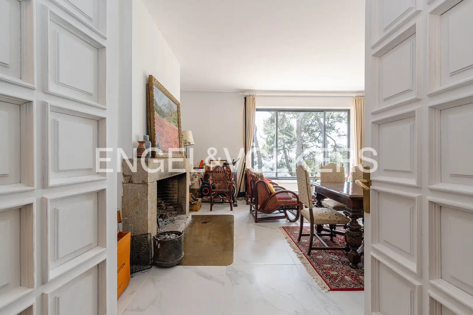 Dining room of Houses for sale in San Lorenzo de El Escorial  with Heating, Private garden and Terrace