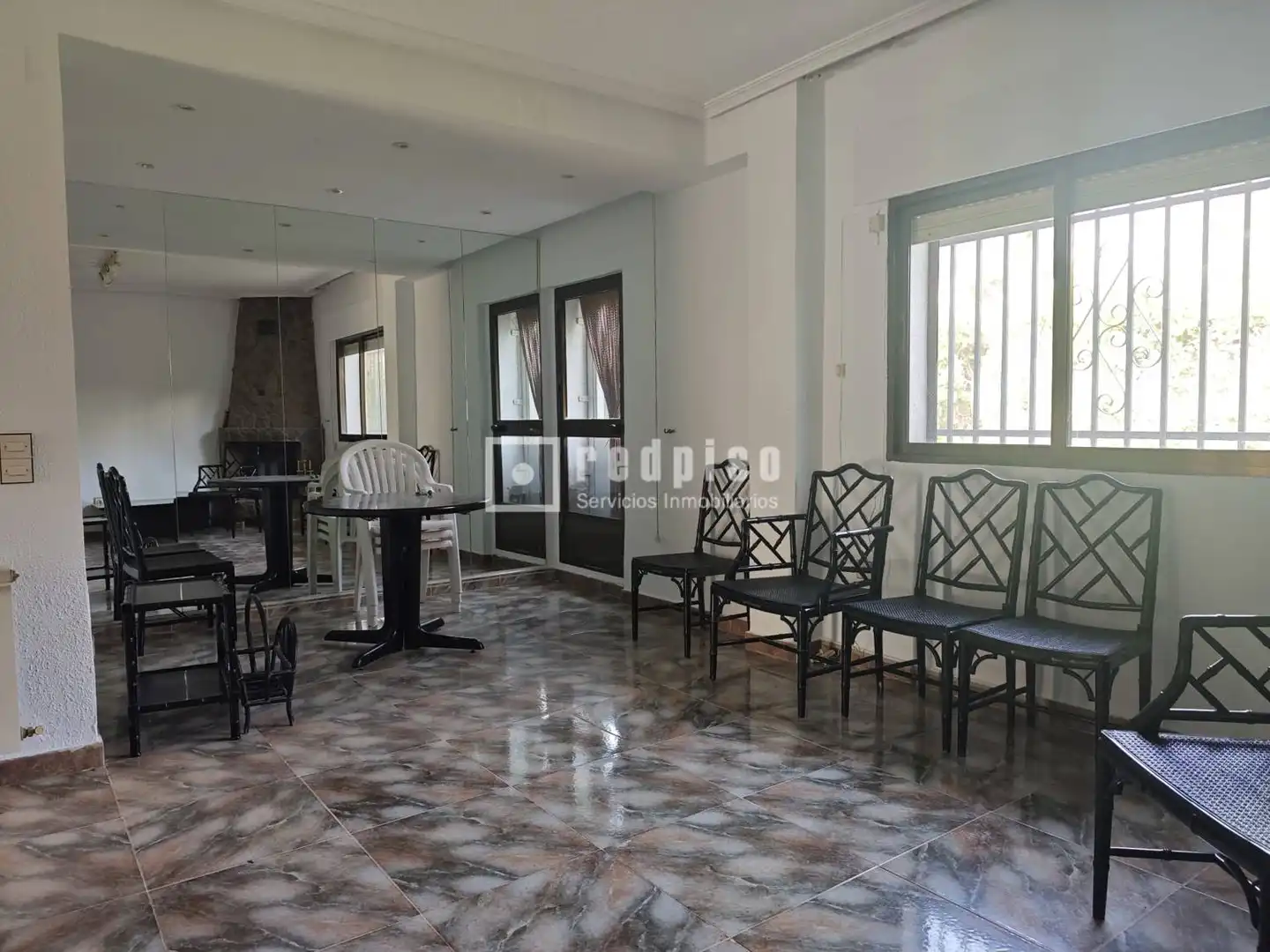 Menjador de Casa o xalet en venda en El Álamo amb Aire condicionat, Calefacció i Jardí privat