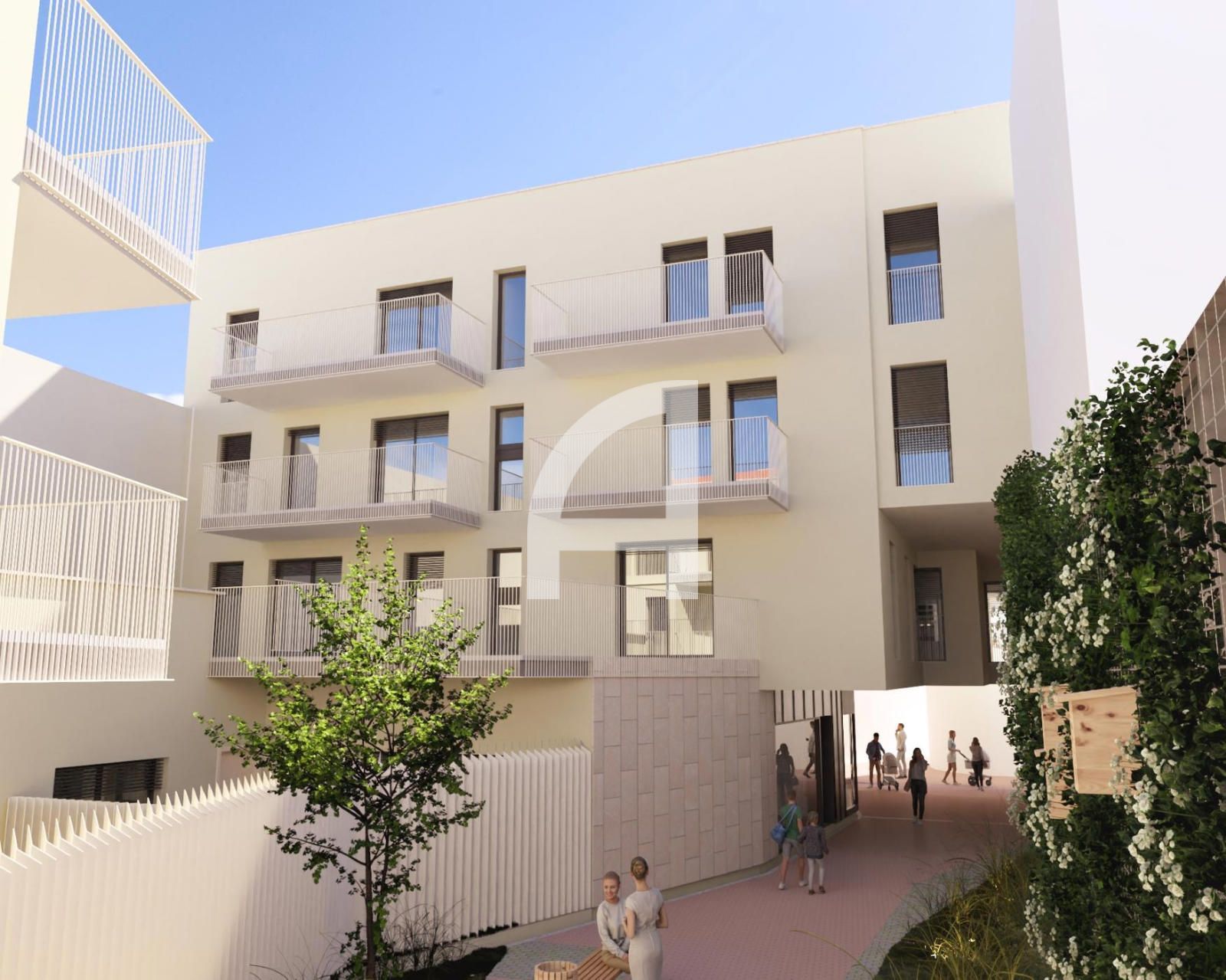 Exterior view of House or chalet for sale in Terrassa  with Air Conditioner, Heating and Parquet flooring