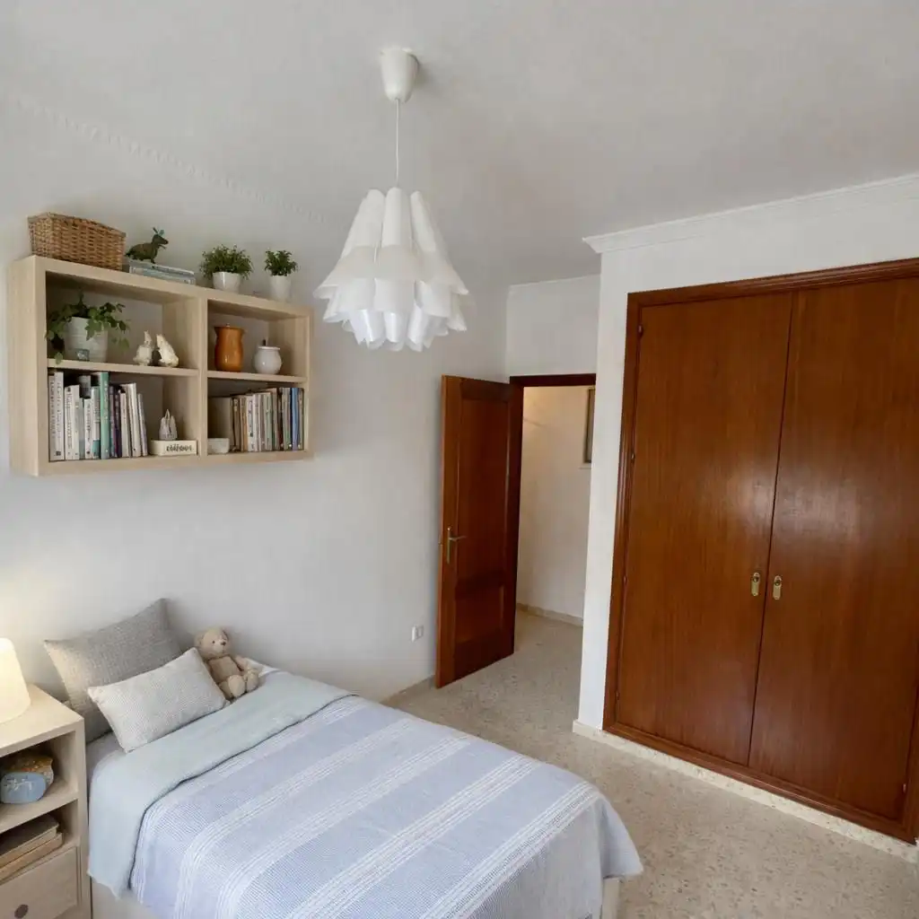 Bedroom of Flat for sale in Sevilla  with Air Conditioner and Community pool