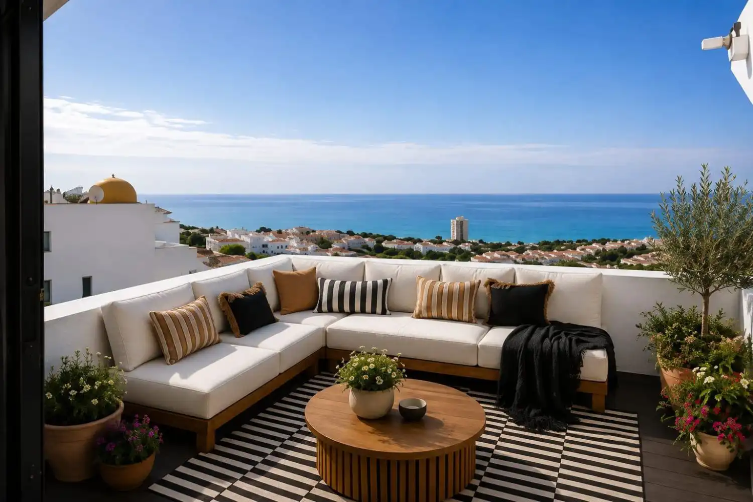 Terrace of Attic for sale in Mijas  with Heating, Terrace and Community pool