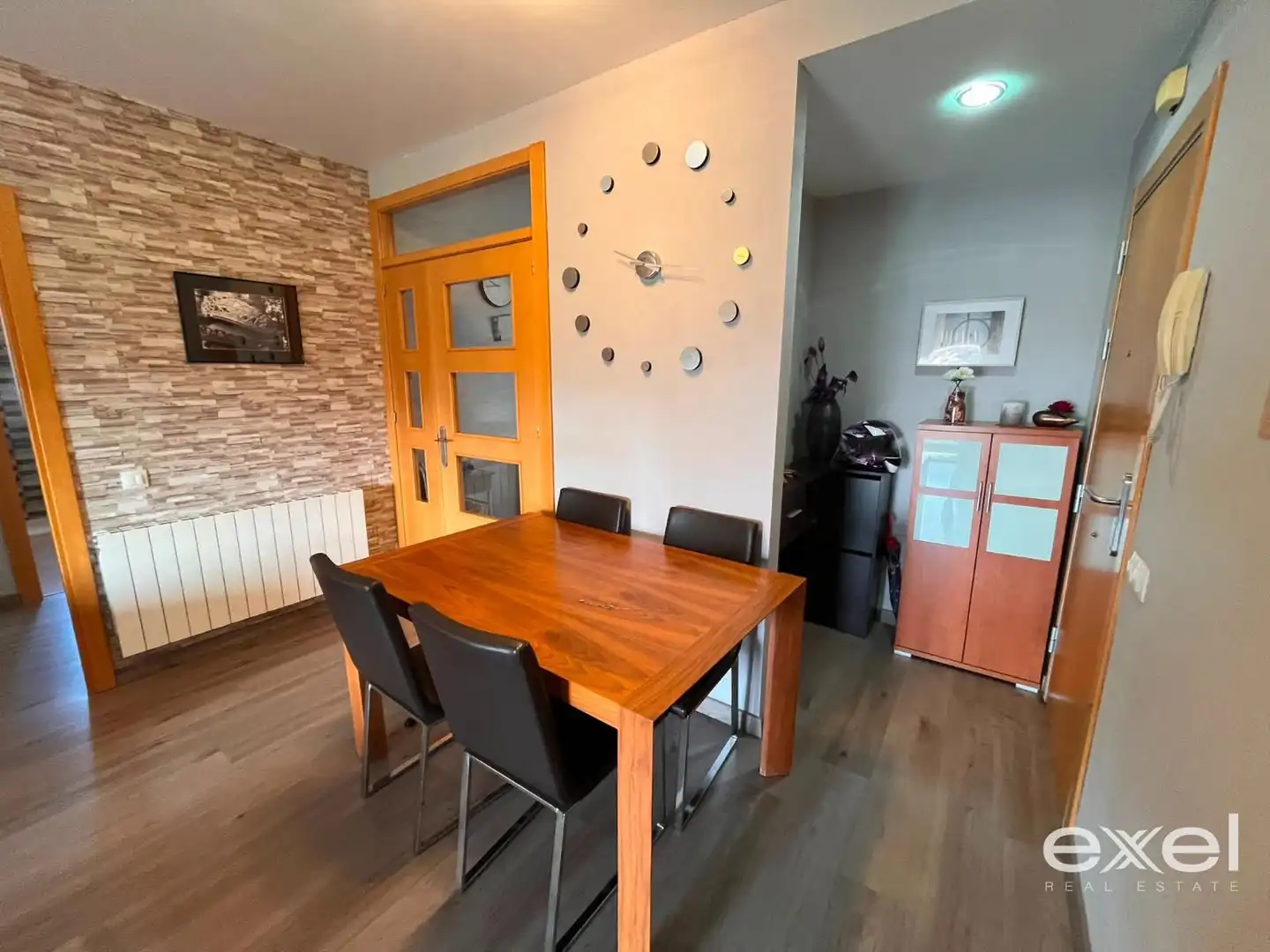 Esszimmer von Wohnung zum Verkauf in Sant Joan Despí mit Klimaanlage, Heizung und Parkett