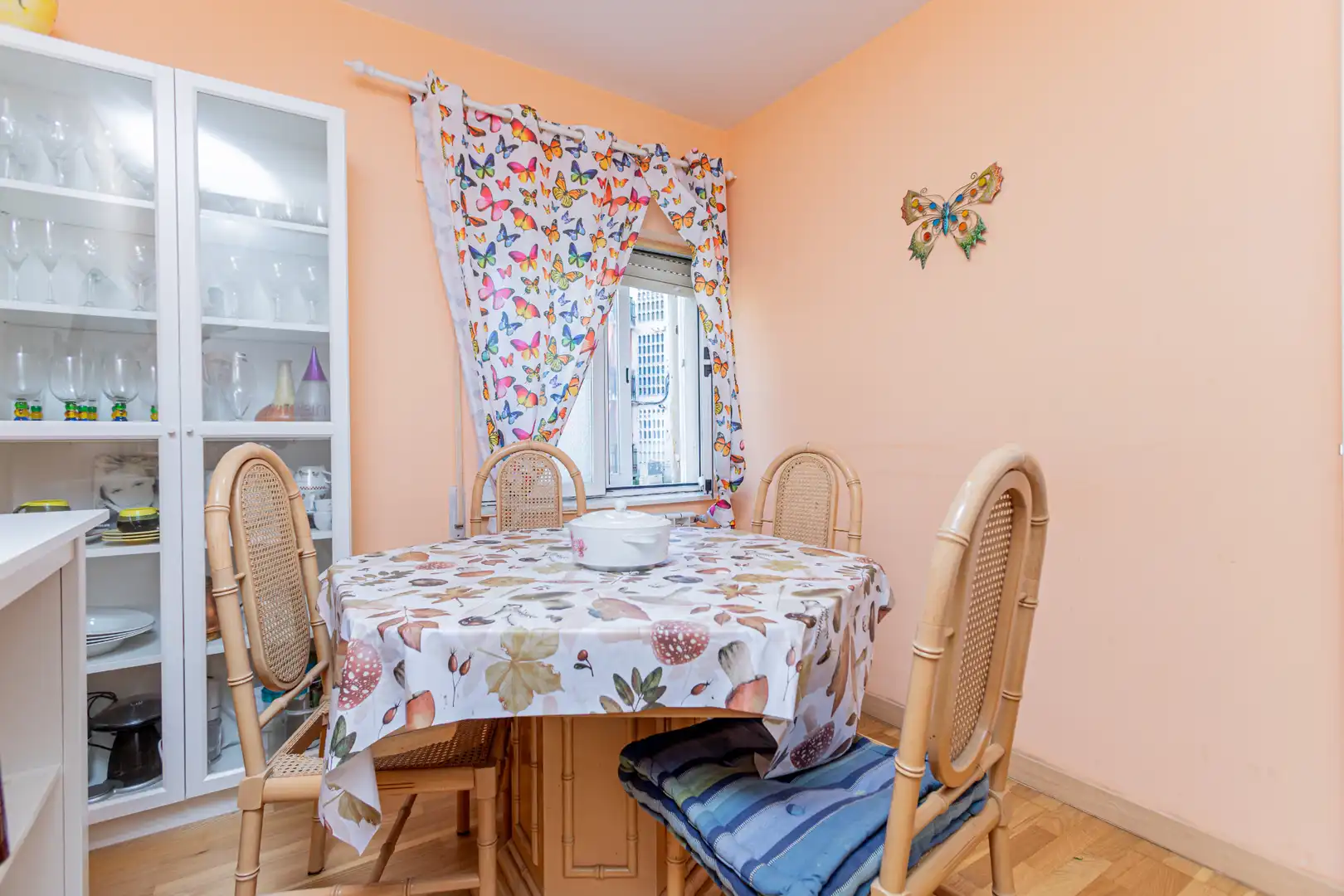 Dining room of Flat for sale in Collado Villalba  with Heating, Private garden and Parquet flooring