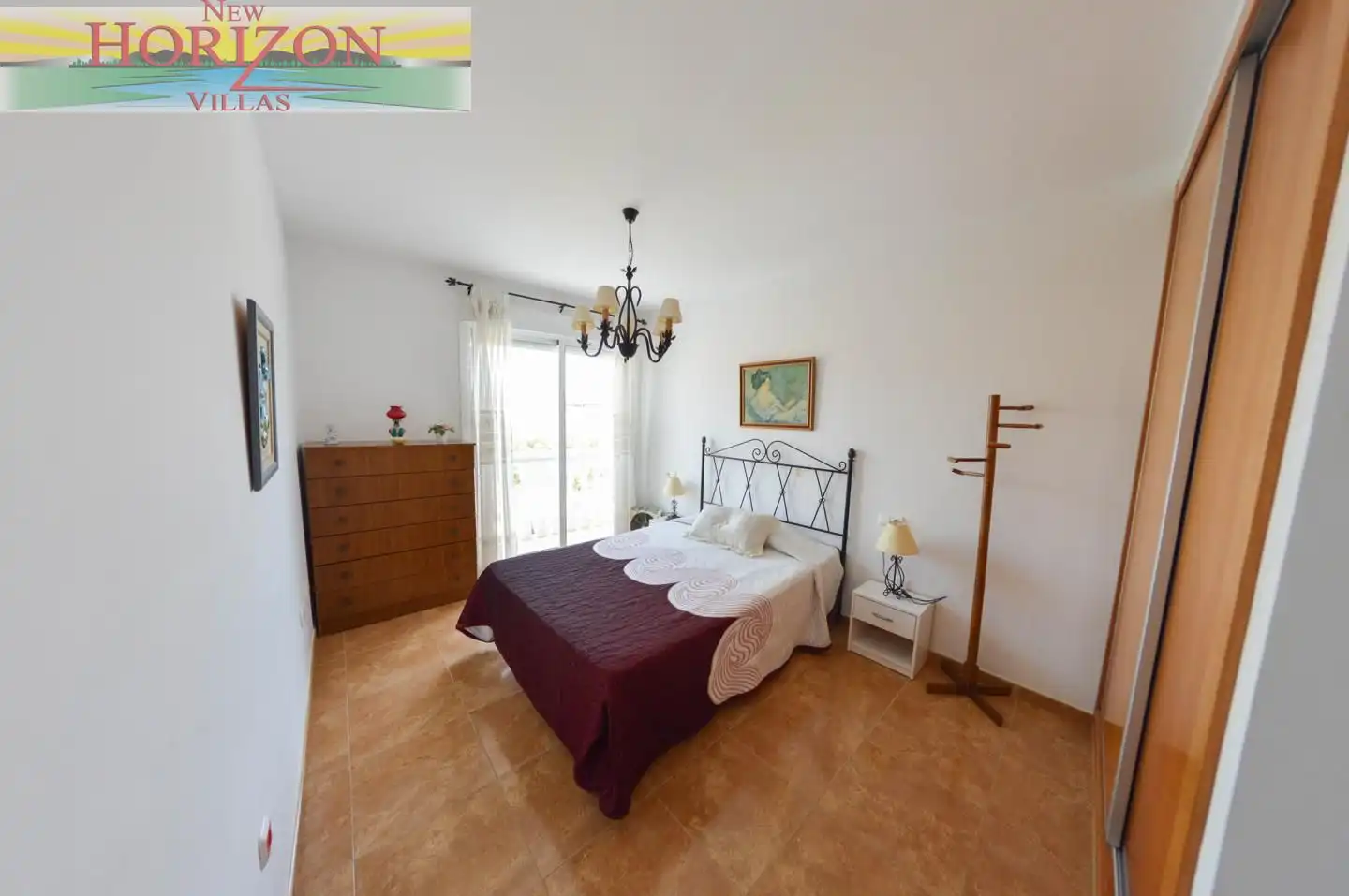 Bedroom of Flat for sale in Albox  with Air Conditioner, Terrace and Furnished