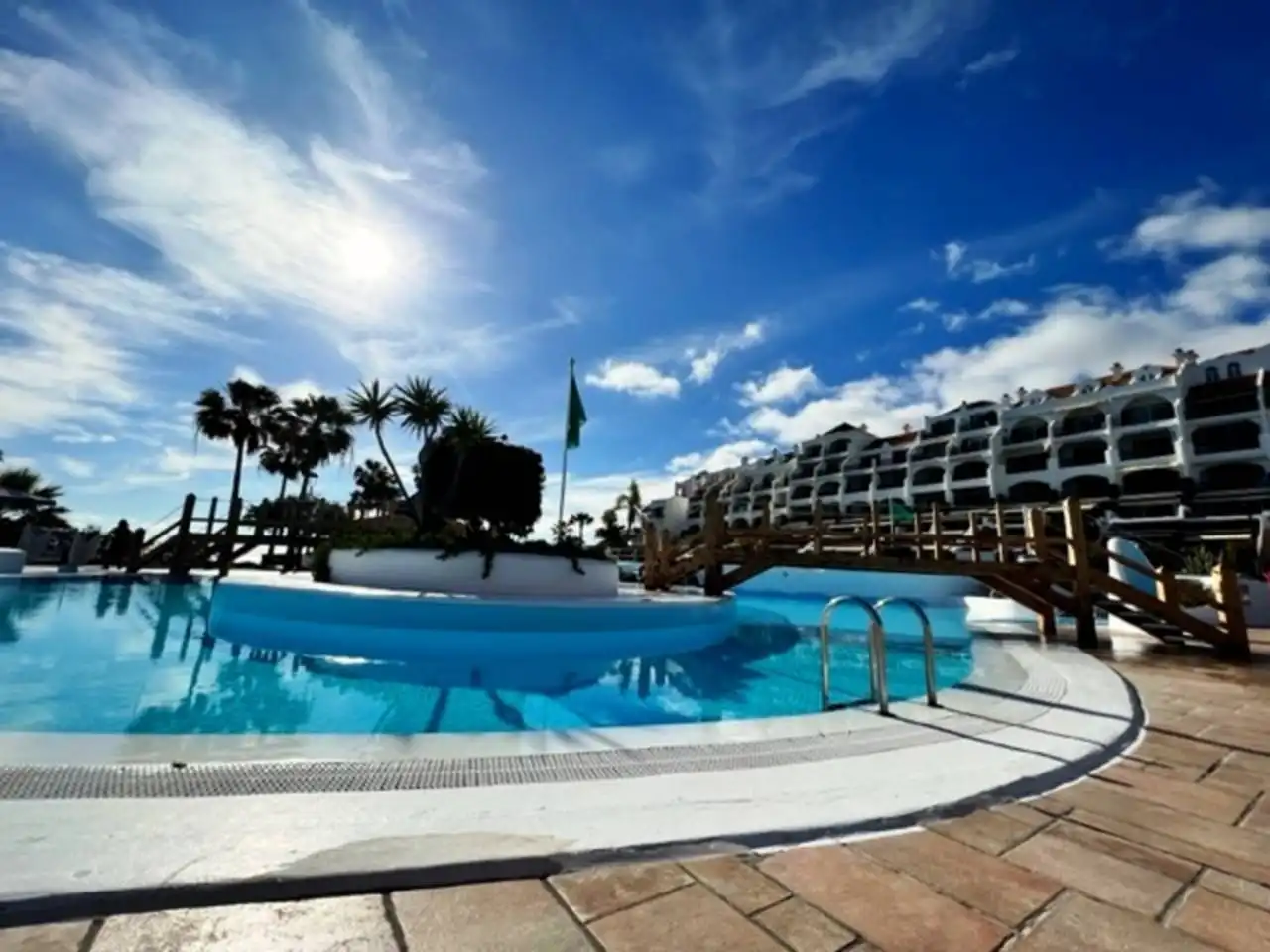 Swimming pool of Flat for rent in Arona  with Air Conditioner, Terrace and Furnished