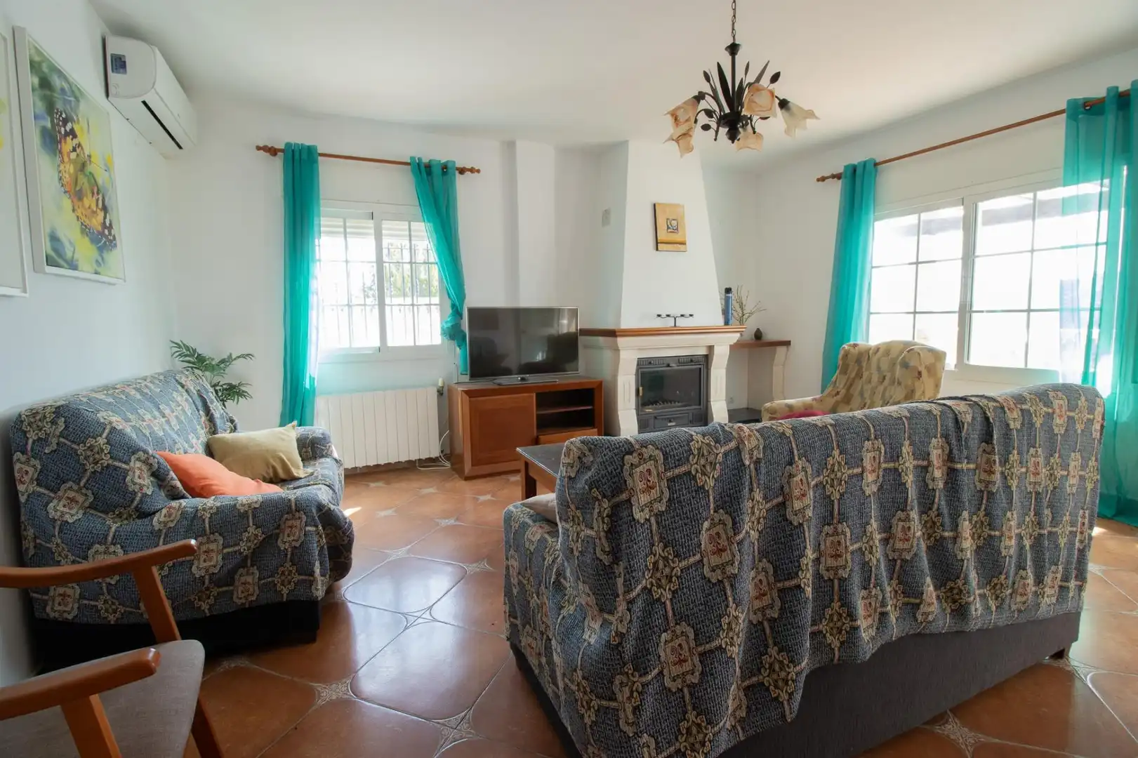 Sala de estar de Casa o chalet en venta en Cómpeta