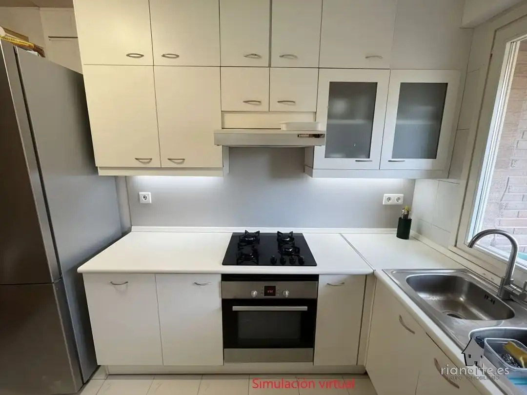 Kitchen of Flat for sale in Ribadesella  with Heating and Storage room