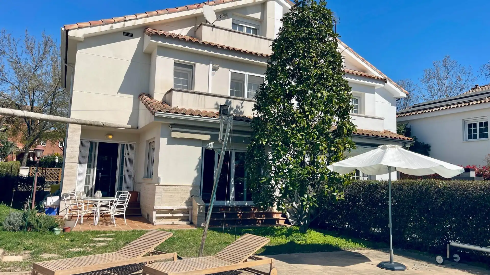 Jardín de Casa o chalet en venta en Cardedeu con Aire acondicionado, Calefacción y Jardín privado