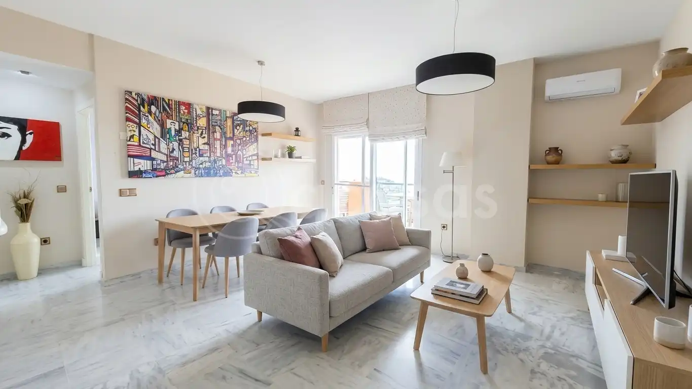 Sala de estar de Apartamento en venta en Torrequebrada