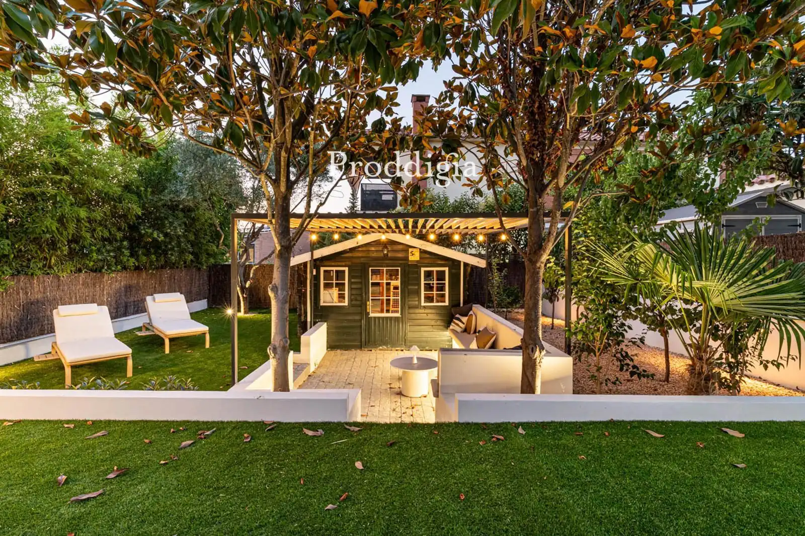 Garden of Houses for rent in Sant Cugat del Vallès  with Air Conditioner, Swimming Pool and Alarm