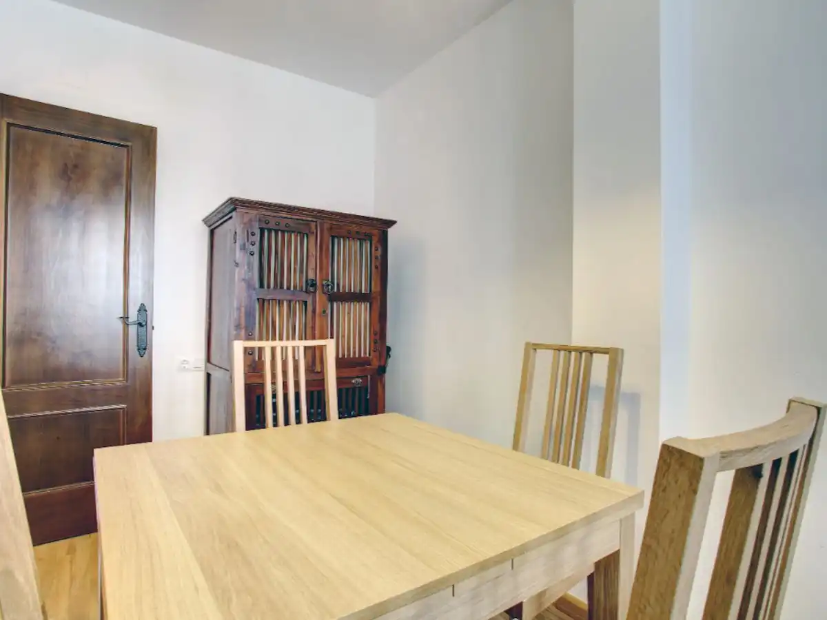 Esszimmer von Maisonette zur Miete in Benaocaz mit Klimaanlage, Heizung und Parkett