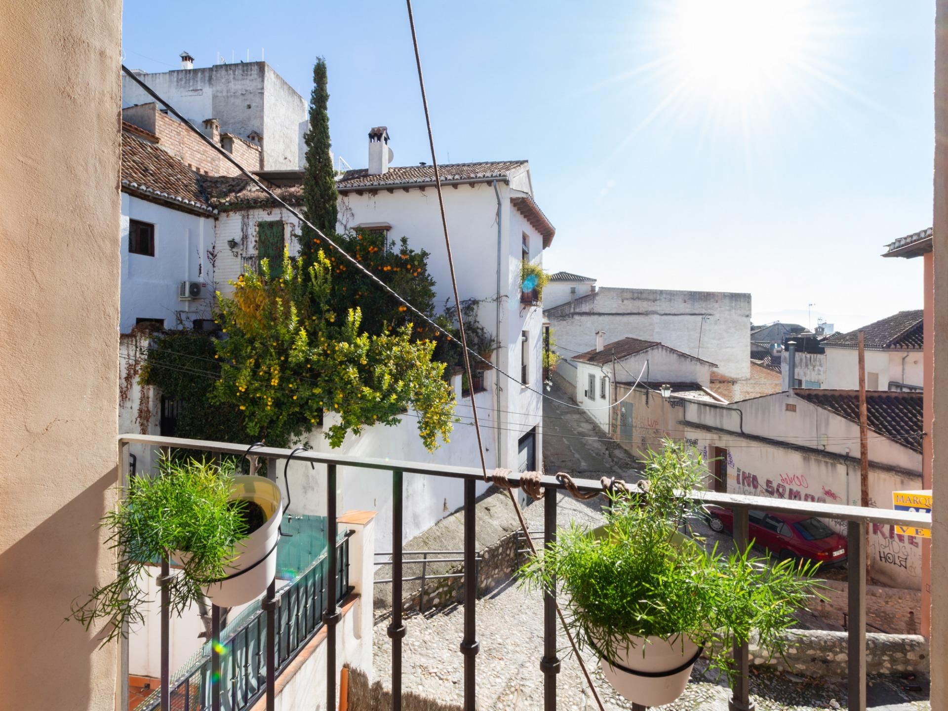 Exterior view of Attic for sale in  Granada Capital  with Air Conditioner and Terrace