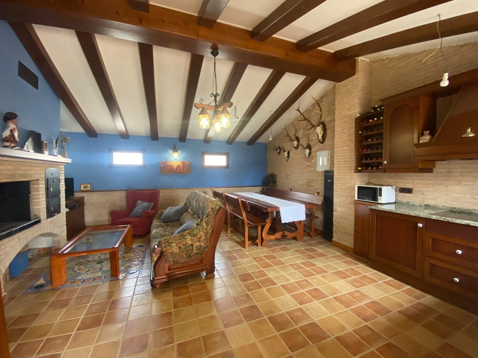 Sala de estar de Casa o chalet en venta en San Mateo de Gállego con Aire acondicionado, Calefacción y Jardín privado