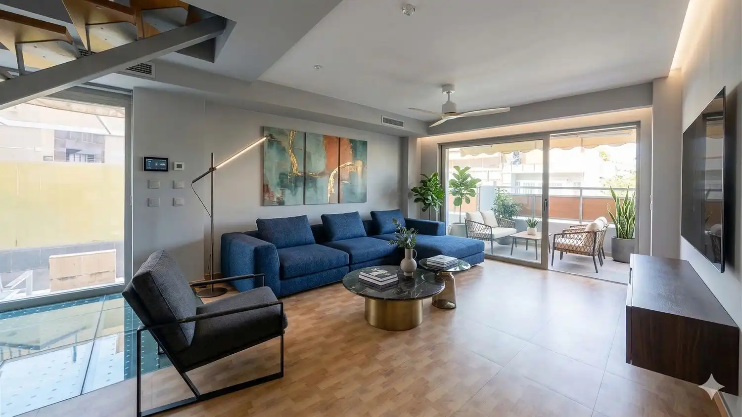 Living room of Houses for sale in San Pedro del Pinatar  with Air Conditioner, Heating and Terrace