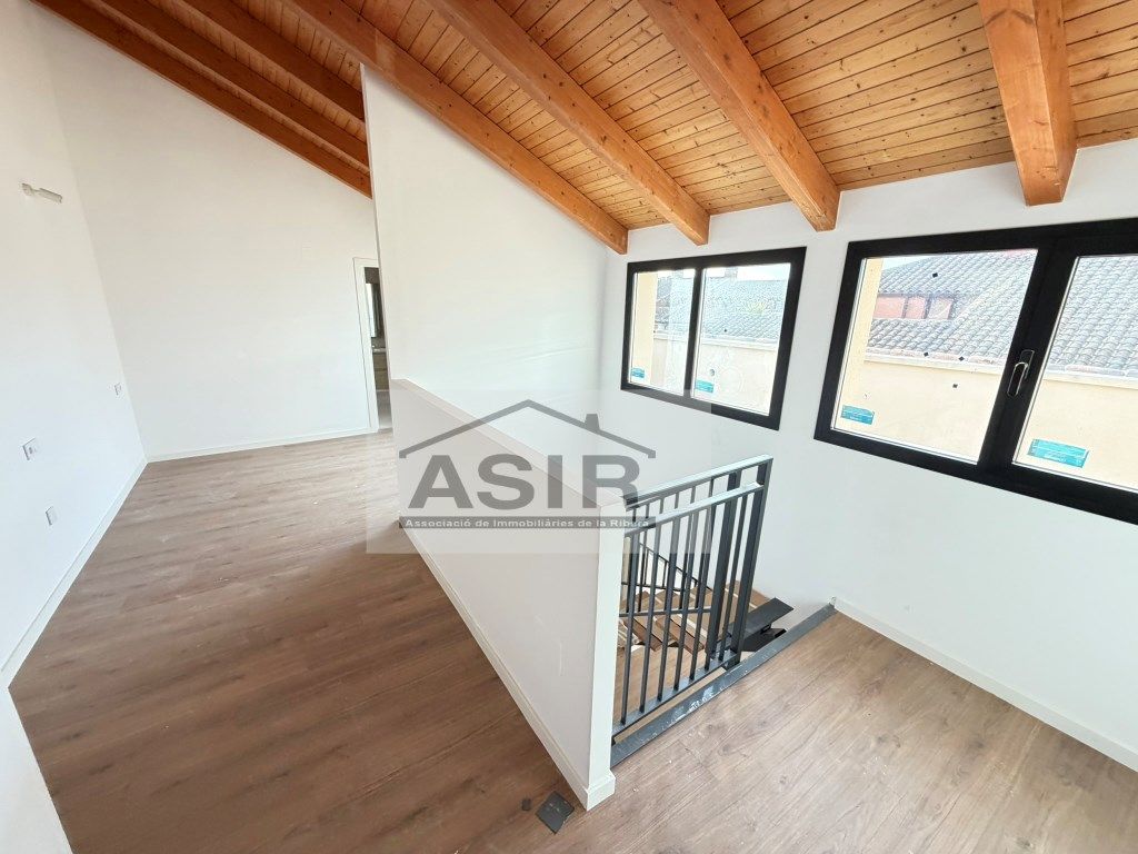 Sala d'estar de Àtic de lloguer en Polinyà de Xúquer amb Piscina