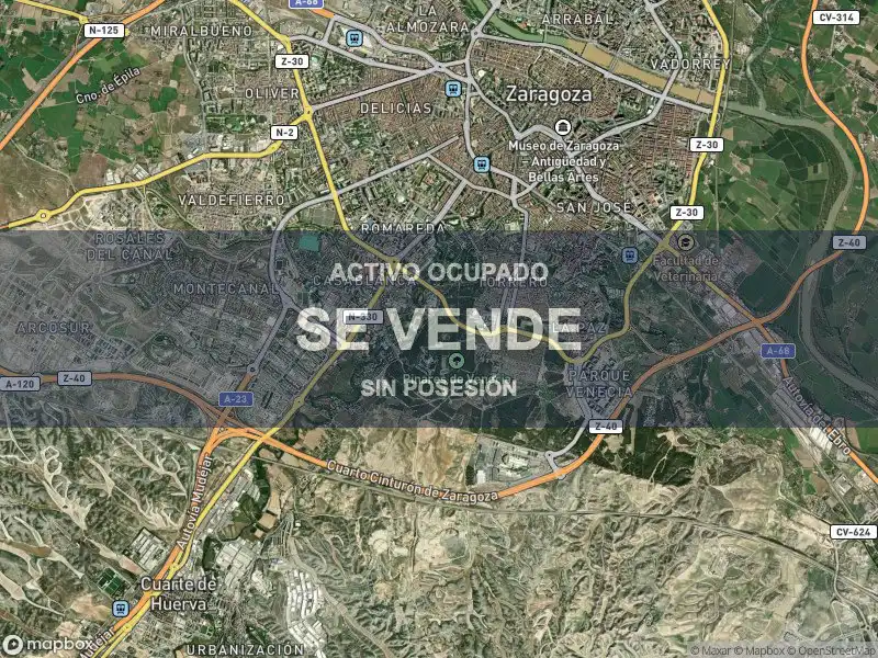 Vista exterior de Pis en venda en Zaragoza