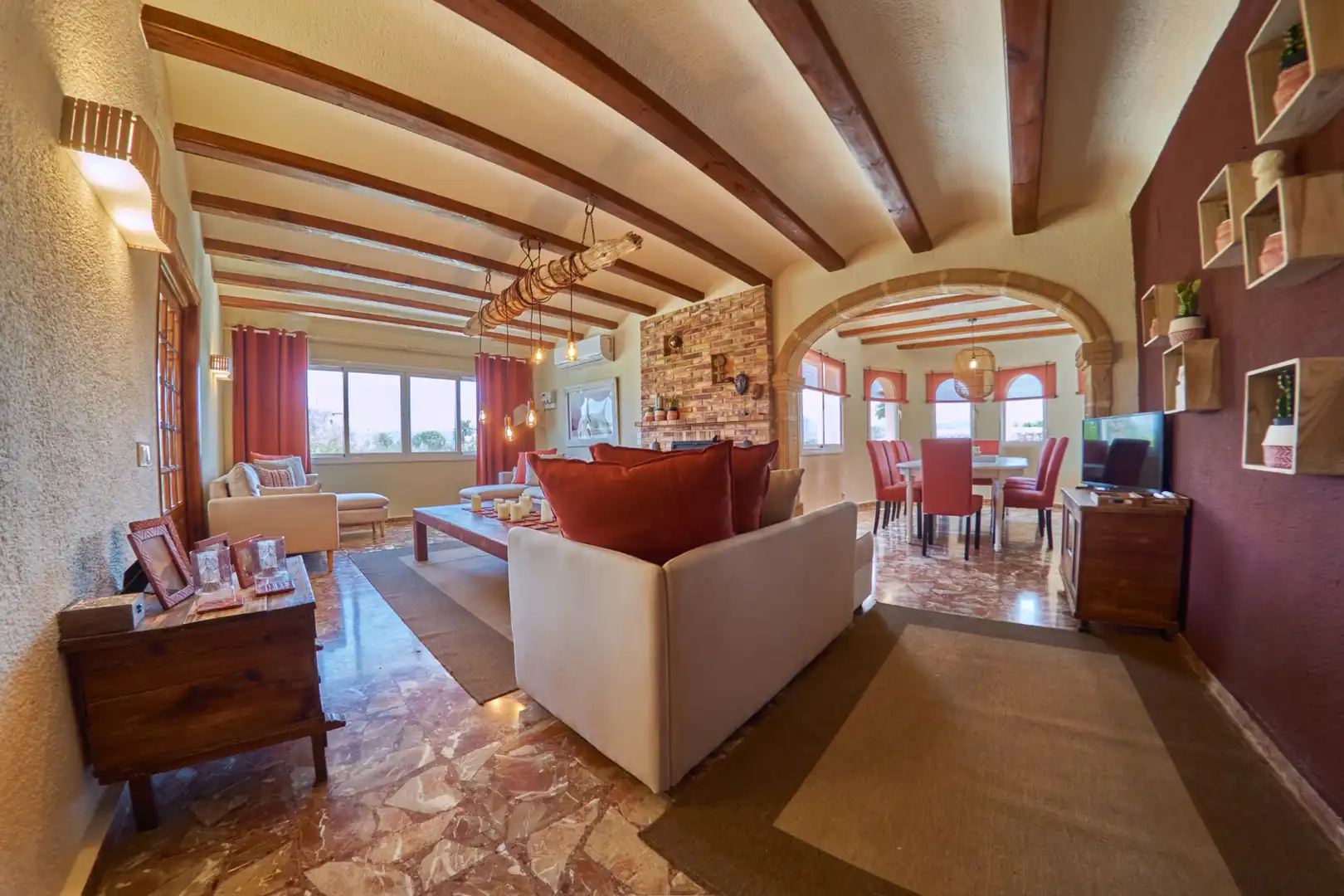 Sala de estar de Edificio en venta en Jávea / Xàbia