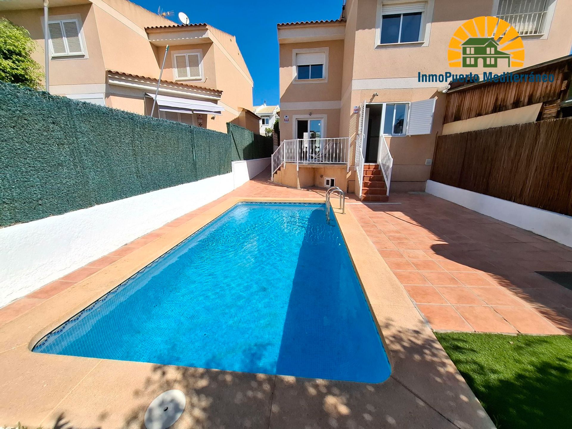 Swimming pool of Single-family semi-detached for sale in La Nucia  with Private garden, Terrace and Swimming Pool