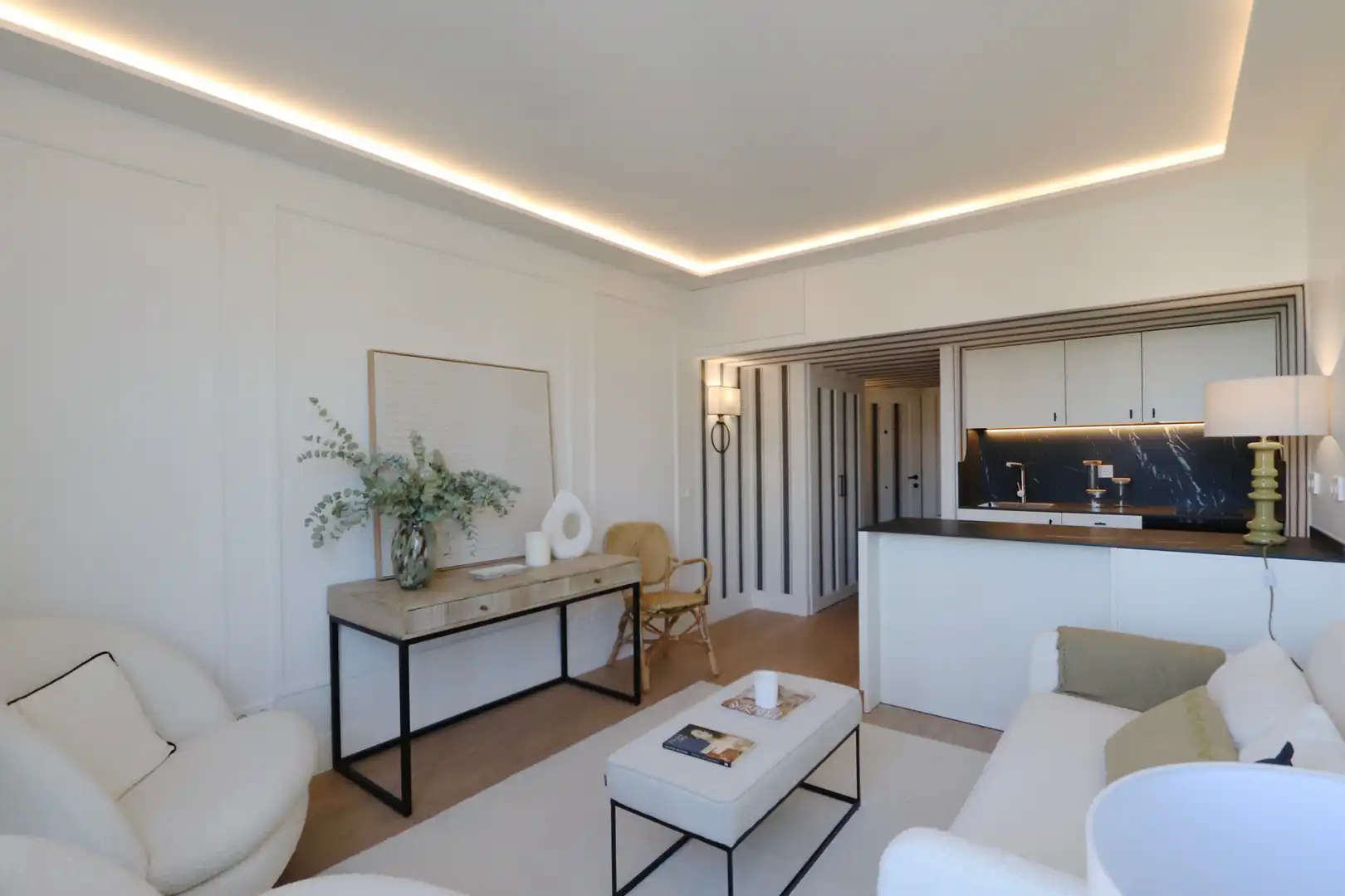 Sala de estar de Apartamento en venta en Madrid con Aire acondicionado, Calefacción y Parquet
