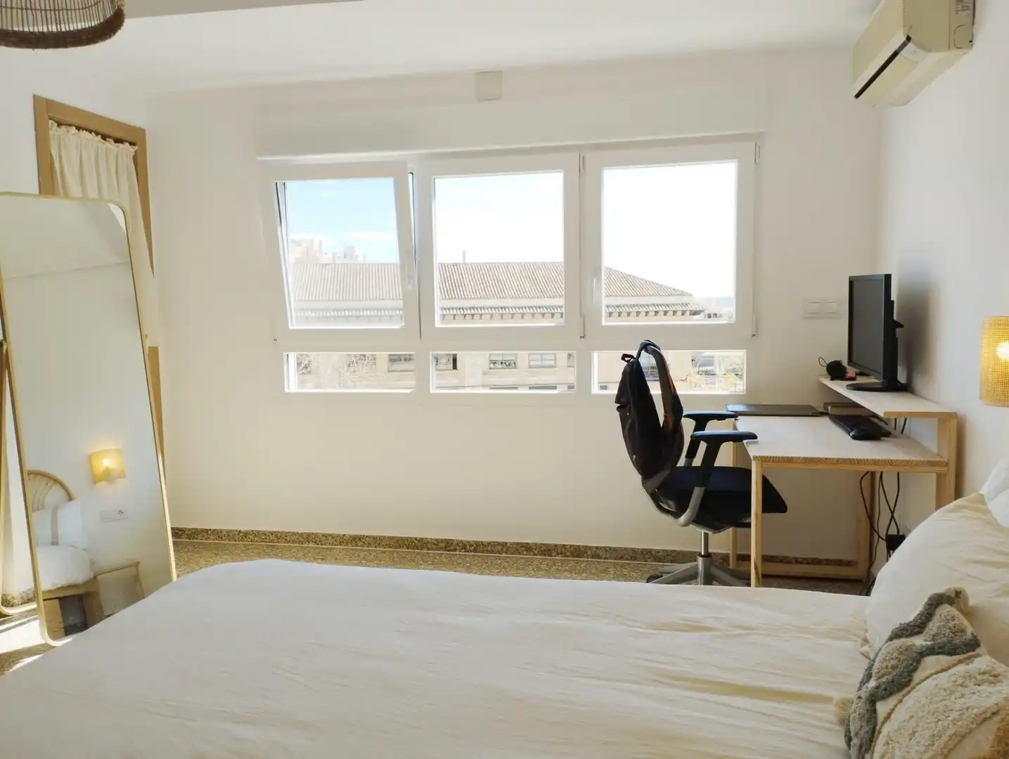 Schlafzimmer von Wohnung zum Verkauf in Llíria mit Klimaanlage