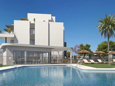 Baixos amb piscina en venda a El Faro de Calaburra - Chaparral