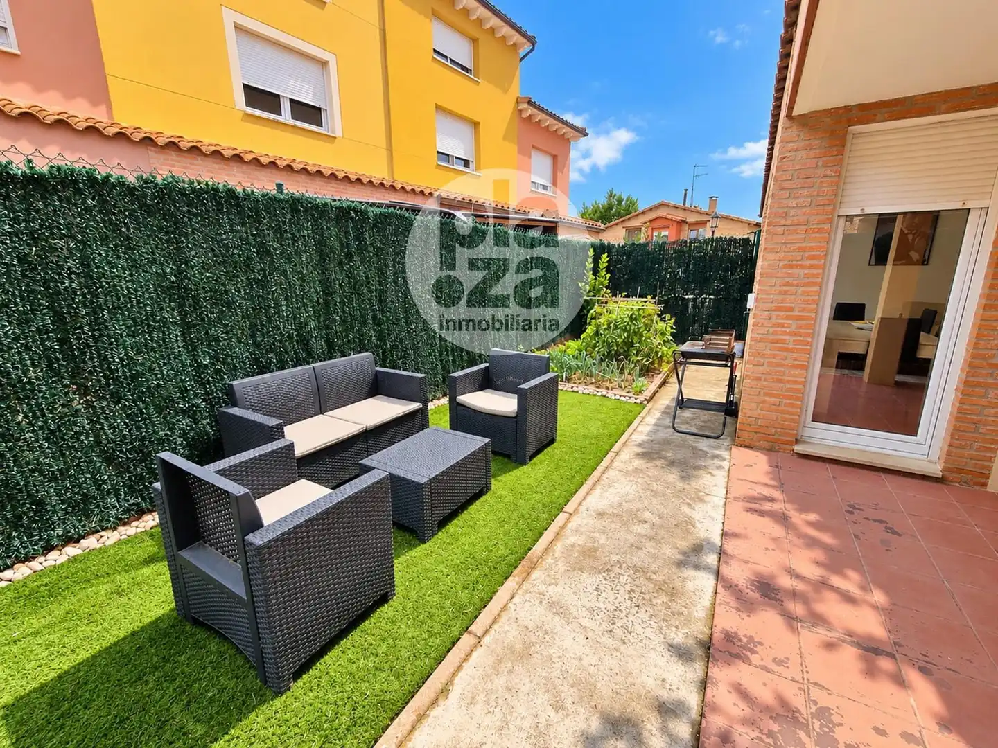 Terraza de Casa adosada en venta en Valdorros, Burgos