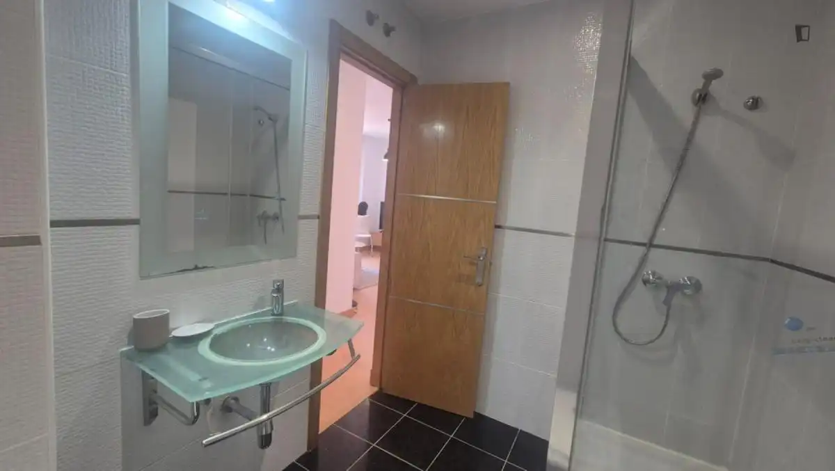 Bathroom of Apartments for rent in Madrid  with Air Conditioner, Heating and Furnished