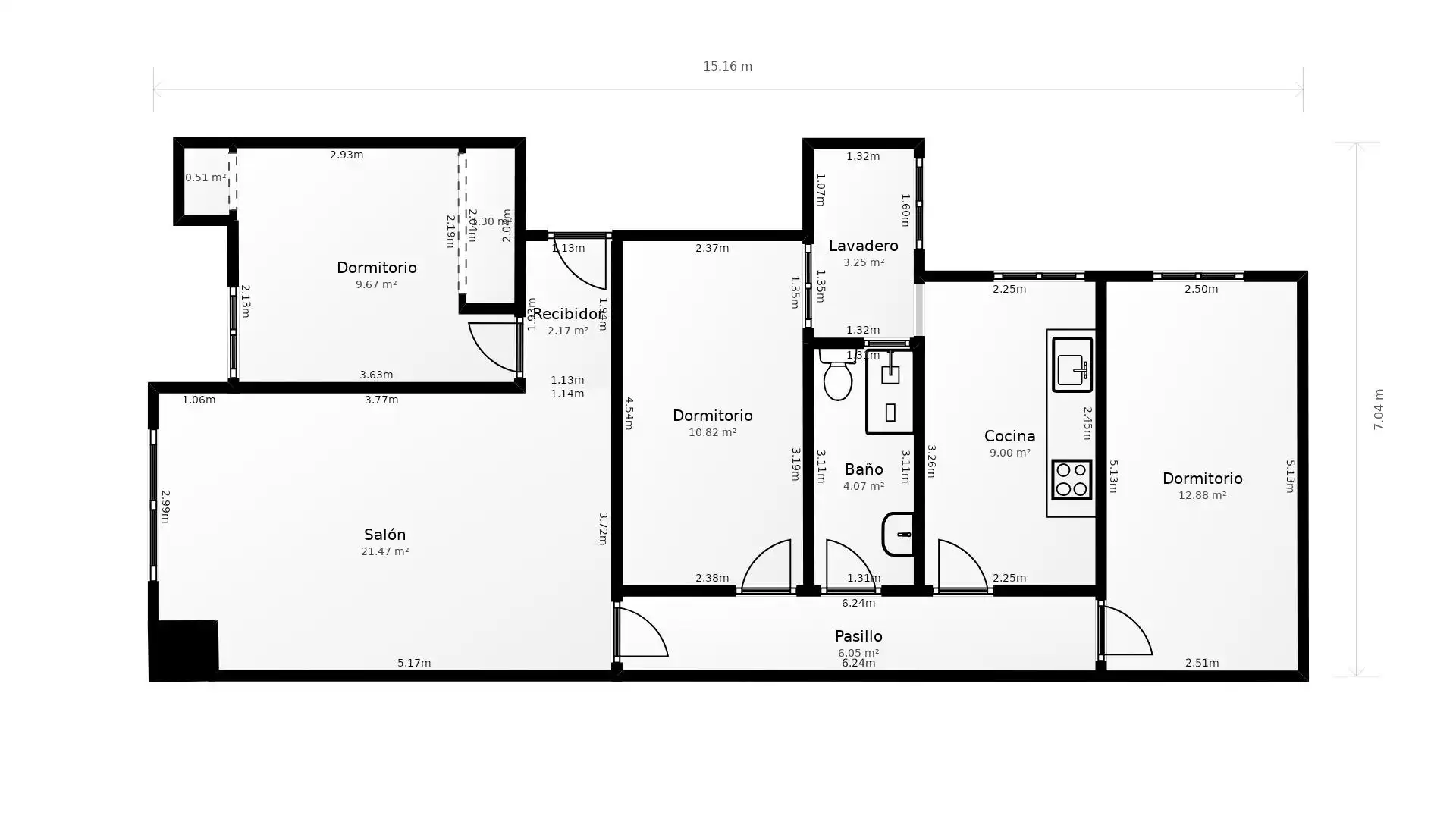 Appartement avec terrasse à vendre à Calle FCO MONTERO PEREZ, imagen 23