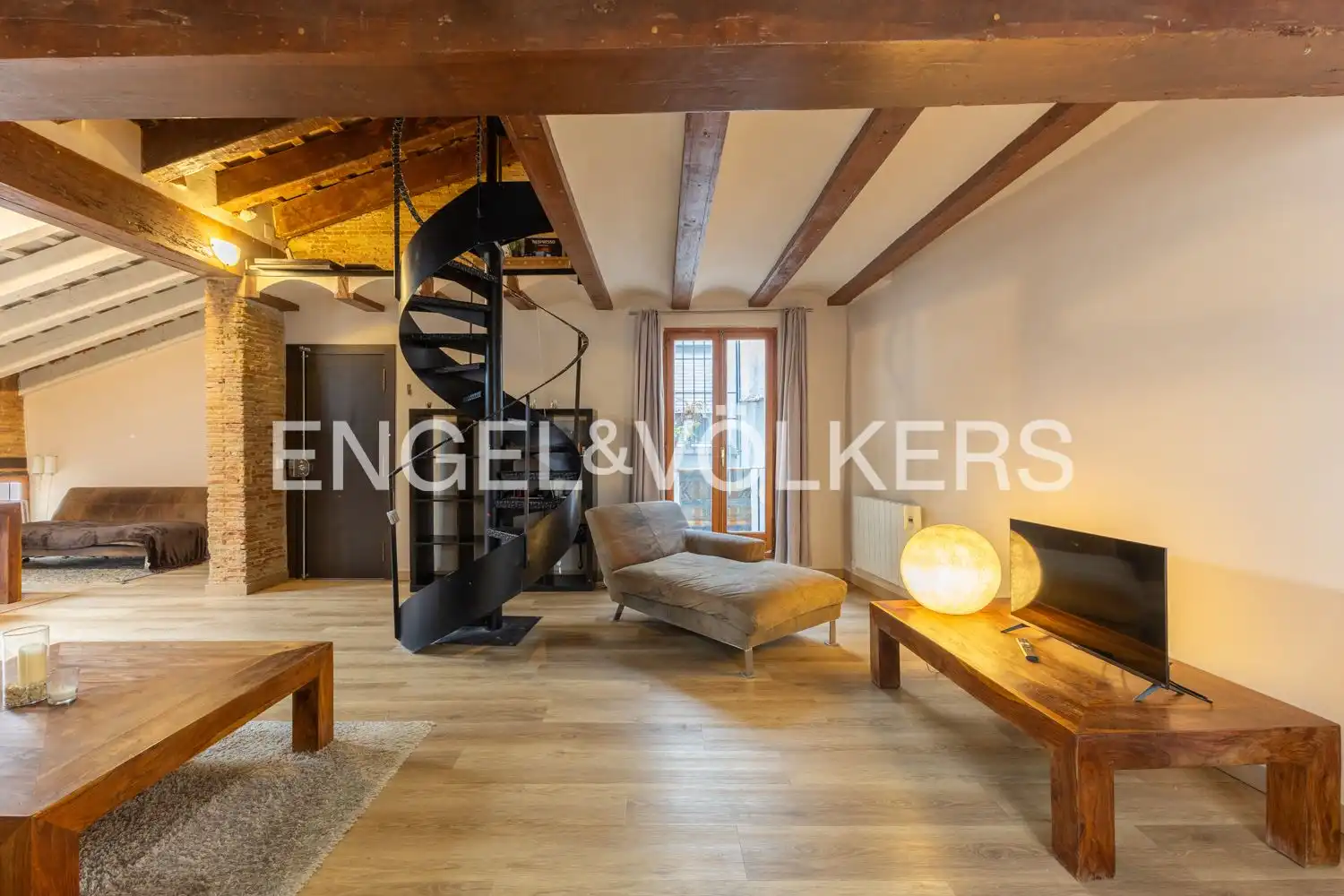 Sala de estar de Dúplex en venta en Valencia con Aire acondicionado, Calefacción y Balcón