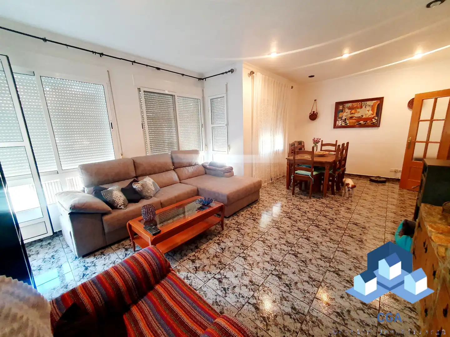 Sala d'estar de Casa adosada en venda en Lorca amb Aire condicionat, Calefacció i Terrassa