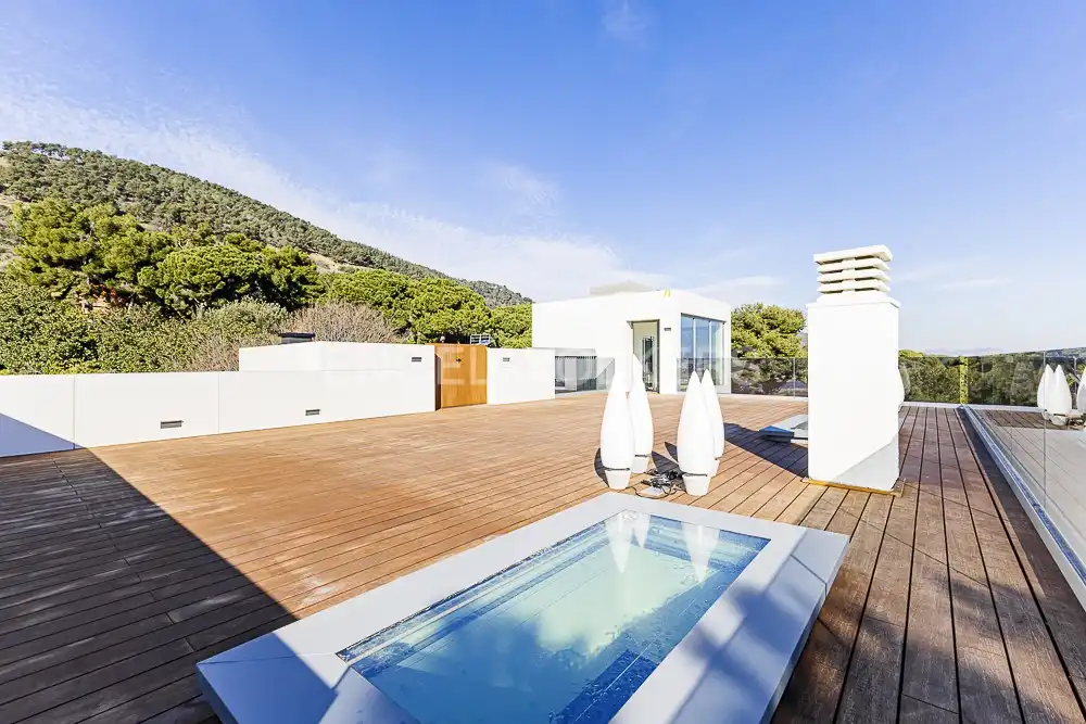 Terraza de Casa o chalet en venta en Barcelona con Aire acondicionado, Calefacción y Jardín privado