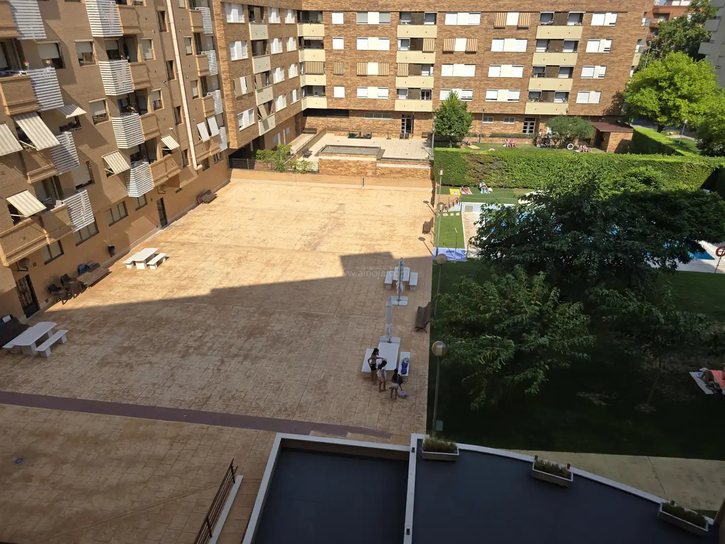 Terrace of Flat for sale in  Logroño  with Heating, Parquet flooring and Storage room