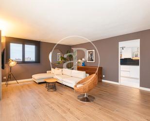 Living room of Attic for sale in  Valencia Capital  with Air Conditioner, Heating and Private garden