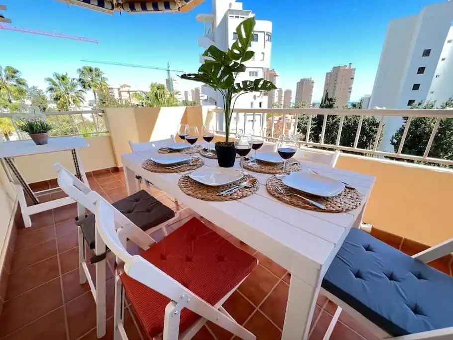 Terrace of Flat for rent in Torremolinos  with Air Conditioner, Terrace and Furnished