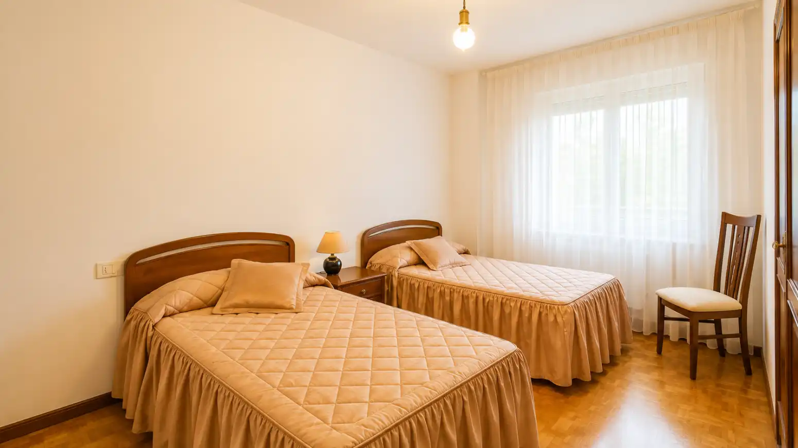 Bedroom of Flat for rent in Villava / Atarrabia  with Heating, Parquet flooring and Terrace