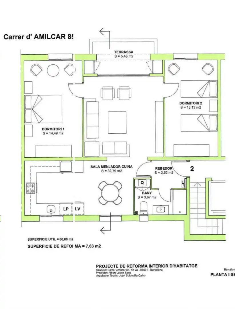 Flat with lift for sale in Carrer d'Amílcar, imagen 24