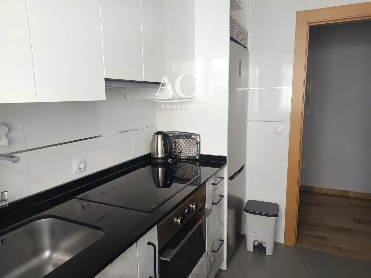 Cocina de Piso de alquiler en Getxo  con Calefacción, Terraza y Amueblado