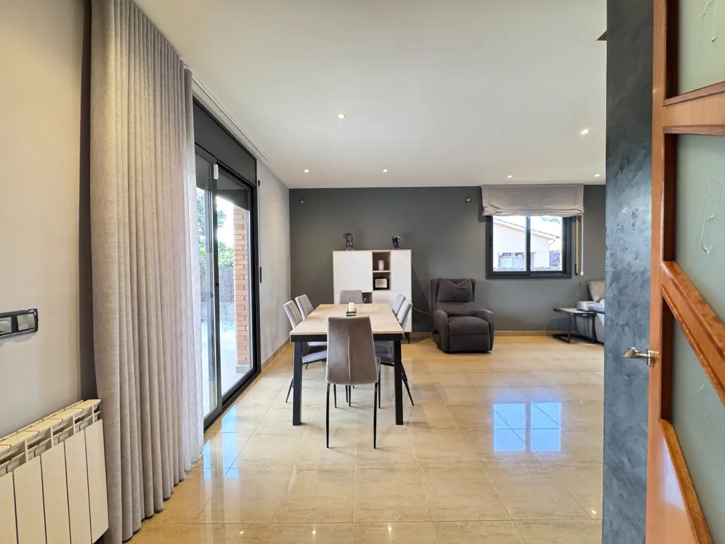 Dining room of Houses for sale in Sant Antoni de Vilamajor  with Air Conditioner, Heating and Private garden