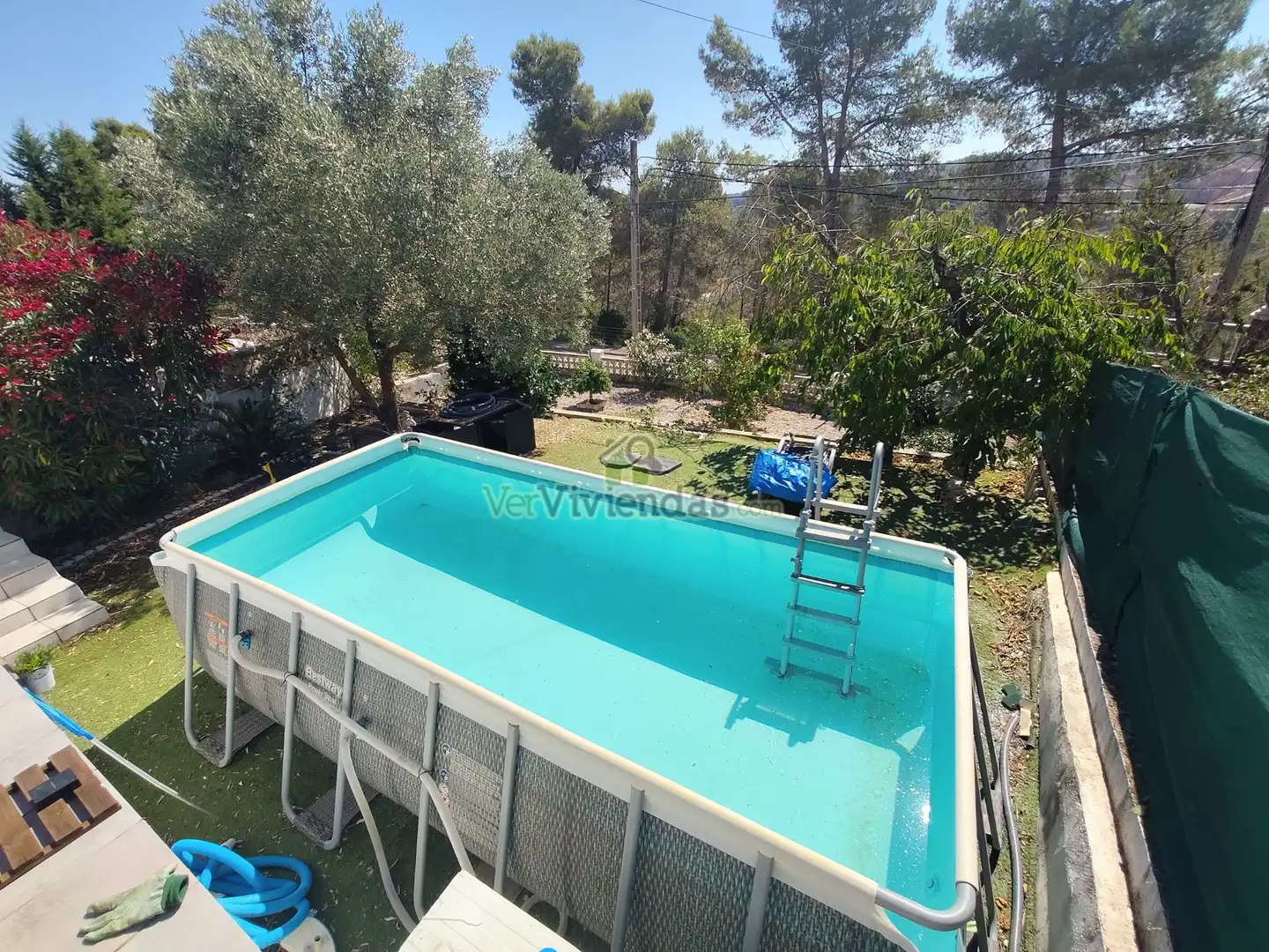 Piscina de Casa o xalet en venda en Vallirana amb Aire condicionat, Calefacció i Jardí privat